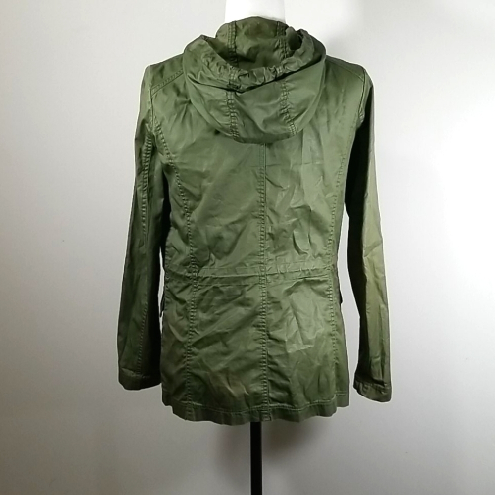 Beaver Canoe Spring/Fall Army Green Jacket - Picture 3 of 5